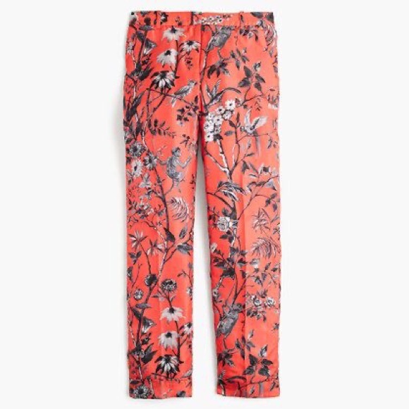J Crew Collection Ratti Monkey print silk pants - Picture 3 of 11